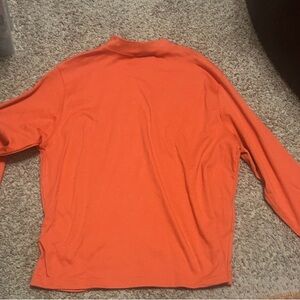 Westbound Men's Vibrant Orange Long Sleeve Tee